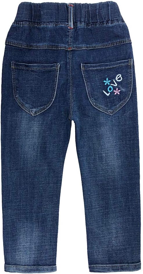 Peacolate 2-7T Spring Fall Little Girls 2pcs Clothing Set T Shirt and Jeans - Image 5