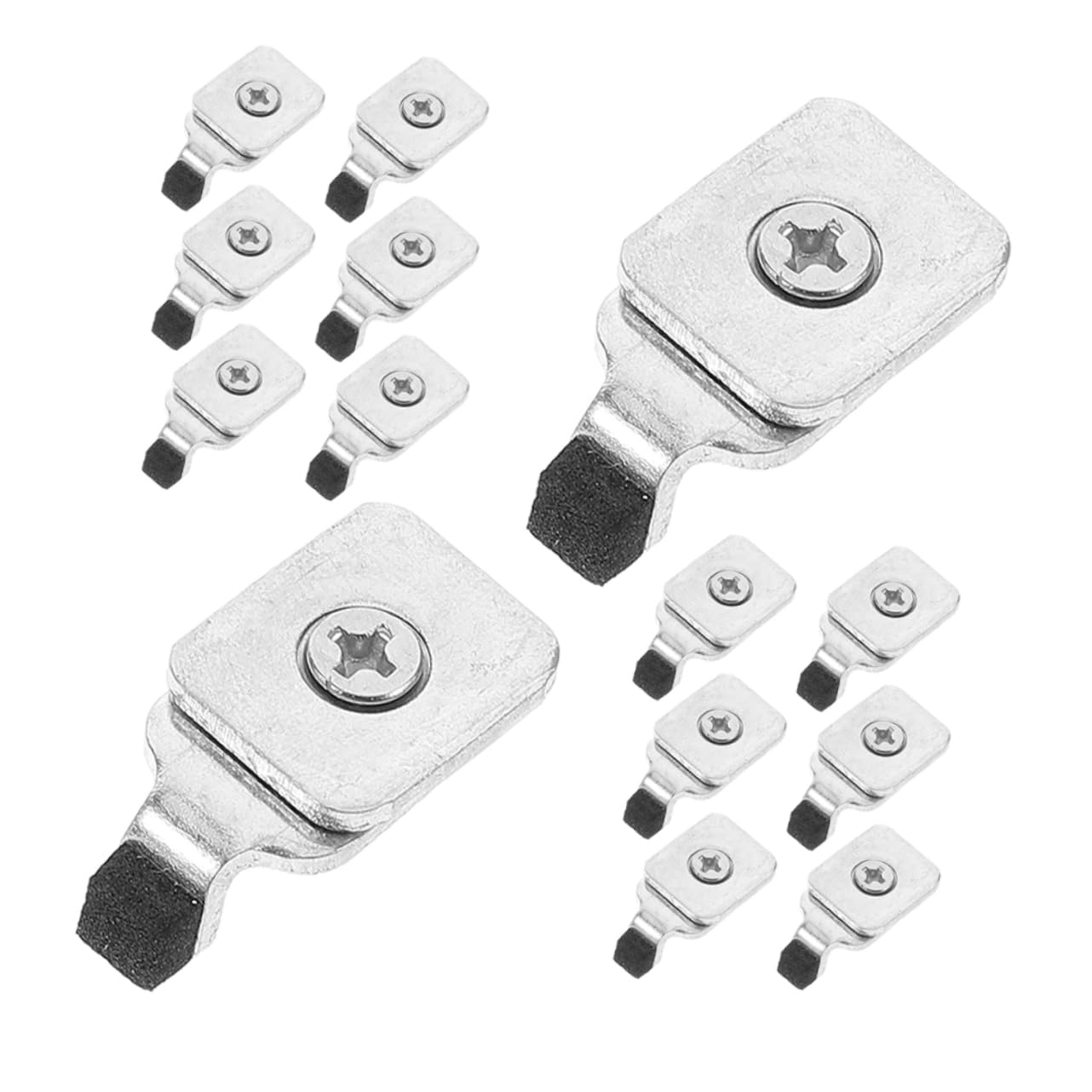 MAGICLULU Set of 20 Curtain Pole End Caps Track End Plugs Runners for Indoor Window Rail Hotel Office Use