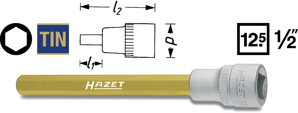 Hazet 986-17 Screwdriver Socket Bits