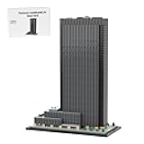 Aetheria Architecture New York City Skyline Landmark Building Bricks, 1:800 Modular Building City Street House Construction for Adult, Designed by SPBrix- 1323 Pieces