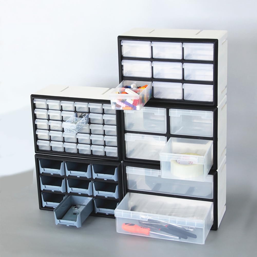 Amazon | mewfly パーツケース 引き出し9個 マルチグリッド 引き出し