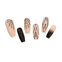 Vista 7 de Juego de manicura de uñas francesas acrílicas, reutilizable, 12 tamaños, kit de 24 uñas