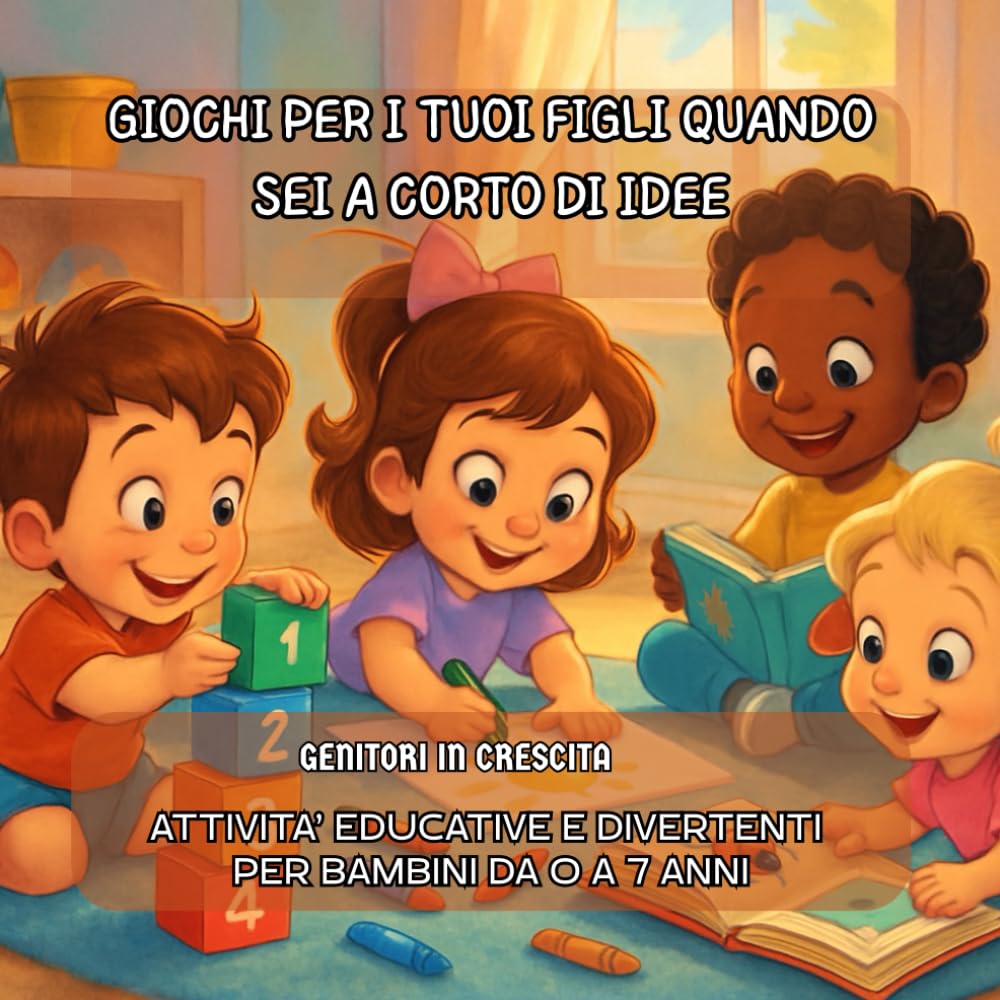 Giochi per i tuoi figli quando sei a corto di idee: Attività educative e divertenti per bambini da 0 a 7 anni