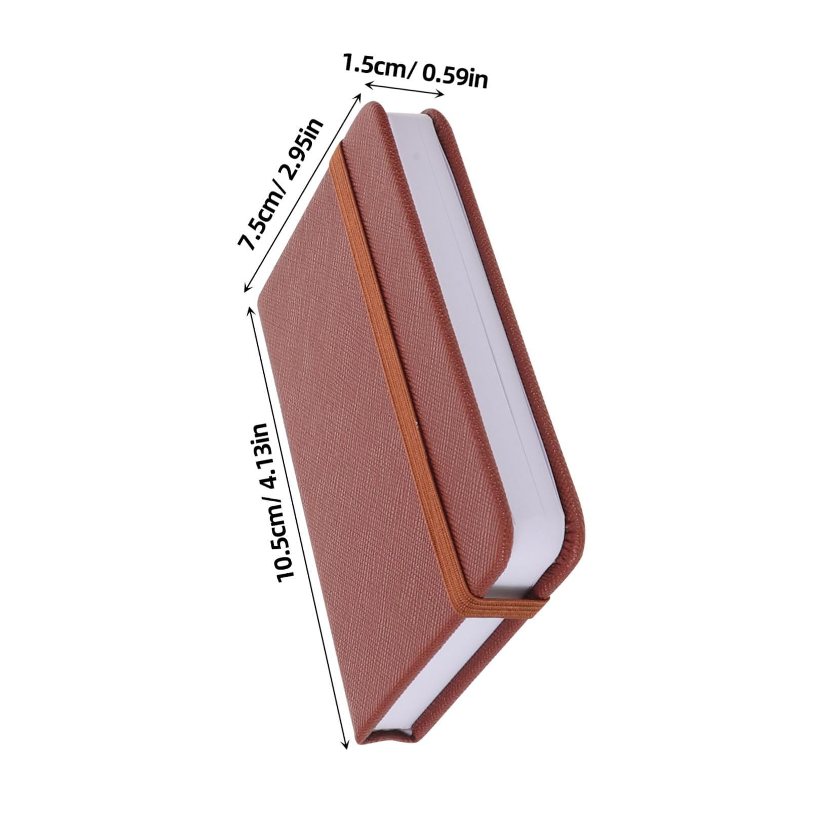 Hemobllo 10pièces Lot de Carnets de Poche Mini Bloc-notes Ligné avec Marque-page Carnet à Couverture Rigide pour Travail et Déplacement