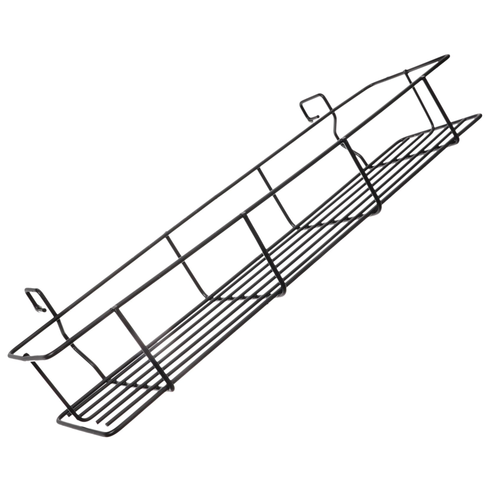 Toddmomy Bbq Grill Basket Sturdy Storage Condiment Bottles Holder Metal Hanging Basket Easy Install Hooks Random