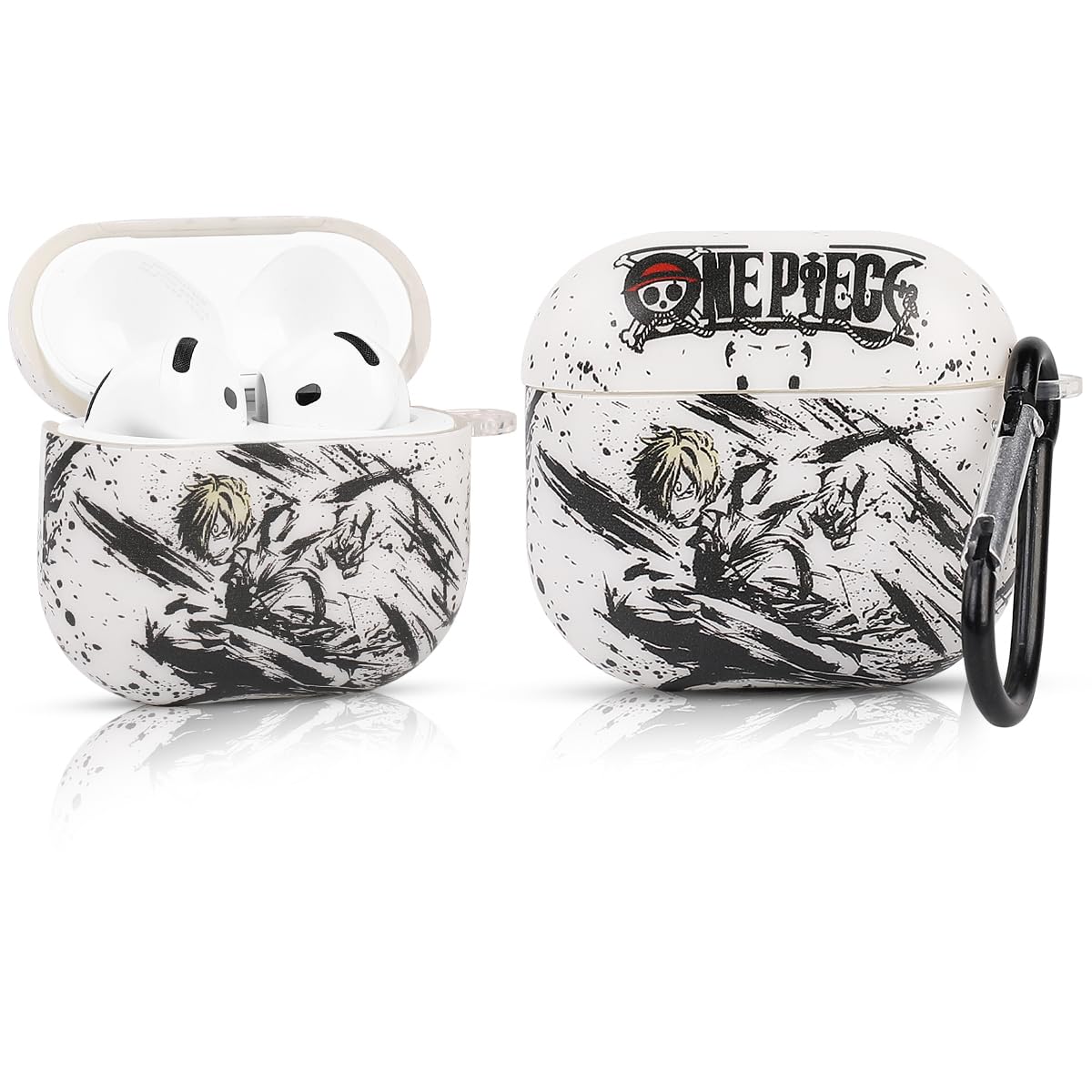 Étui AirPods 4 One Piece drôle pour écouter votre musique avec style au quotidien