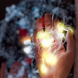 Mangueira LED Decorativa, 10 Metros, 180 LEDs Coloridos, 8 Funções de Iluminação, à Prova D'água, para Decoração Natalina