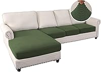 Vista 150 de H.VERSAILTEX 2025 New Sectional Couch Covers 8 Pieces Stretch Sofa Covers for Sectional Sofa Set Separate L Shaped Couch Cover for Both Left/Right