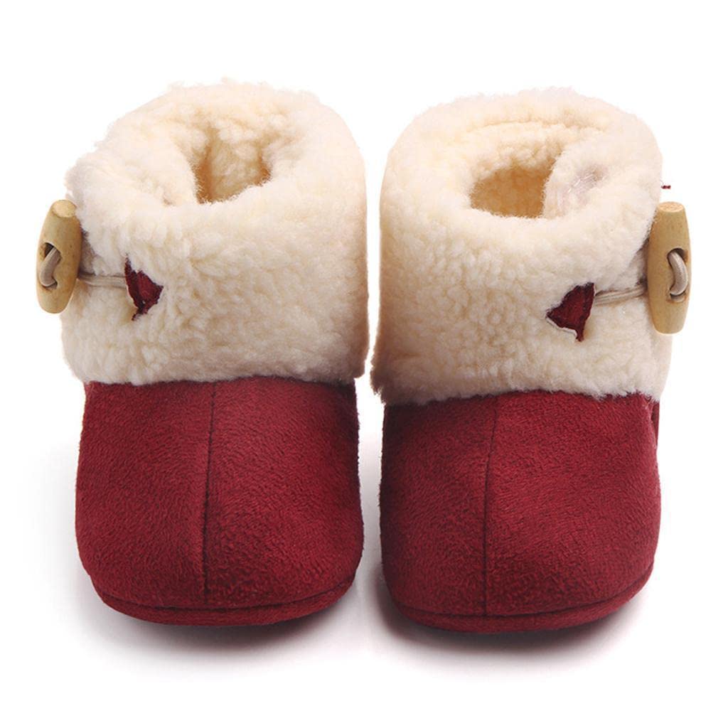 Baby Boots Sneakers Soft Crib Pram Shoes Prewalker 9-15Months Red | Baby Shoes | Baby & Toddler Clothing | Clothing Shoes & Accessories-image-16