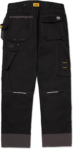 Miniatura 5 de CAT H2O Defender - Pantalones de trabajo resistentes al agua para hombre con rodillas reforzadas, bolsillo tipo cargo con fuelle y bolsas para