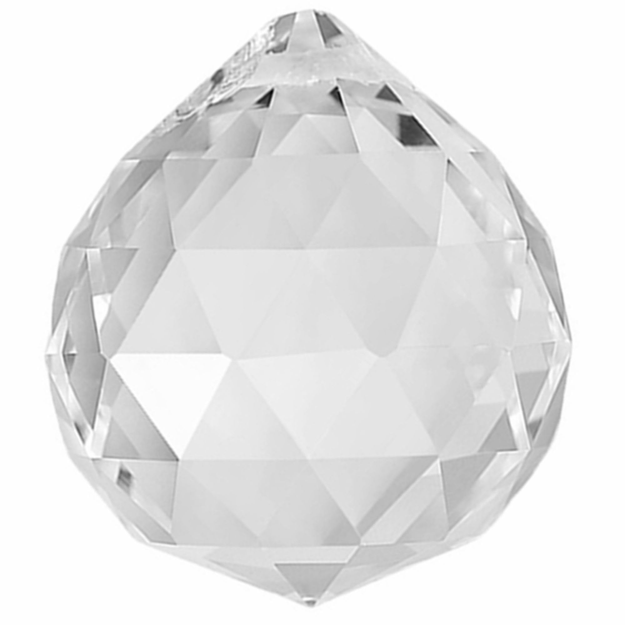 Duży kryształowy pryzmat 100 mm łapacz słońca do zawieszania okien, przezroczyste szkło, kryształ, łapacz słońca, koraliki, wisiorki, kule do wewnątrz, na zewnątrz, ogród, Feng Shui, dekoracja domu