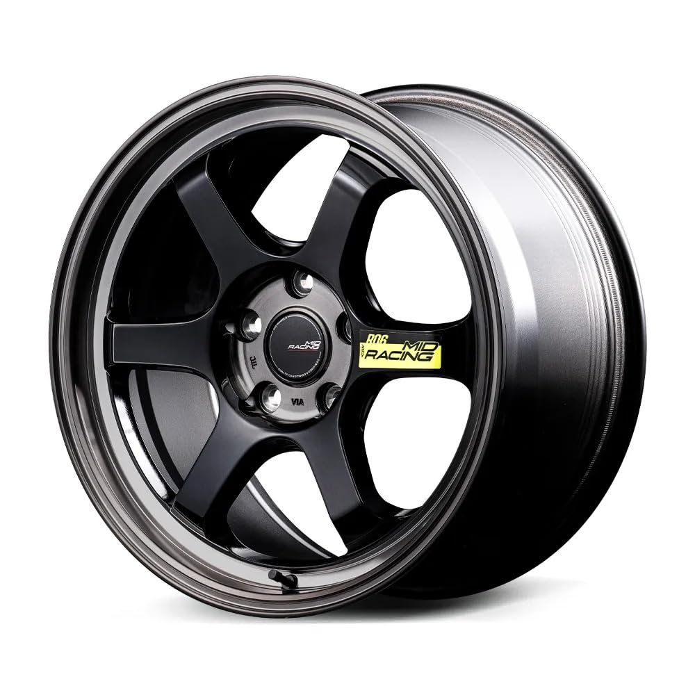 Amazon.co.jp: 【ホイールのみ 4本】MID RACING R06 18インチ 7.5J+50