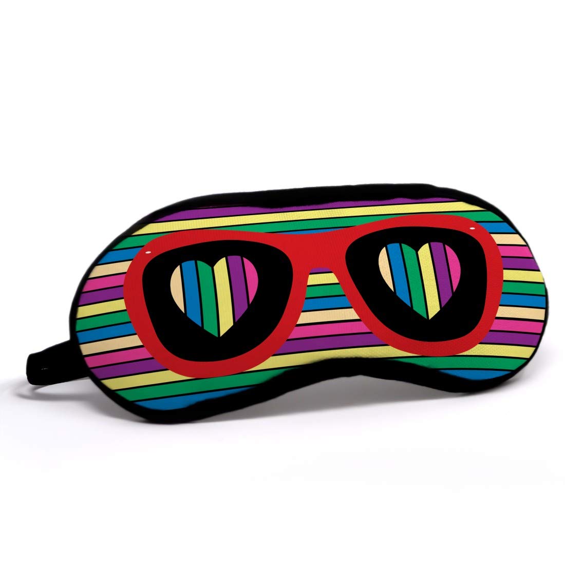 Indigifts Love Gifts For Boyfriend Printed Multi Eye Mask 7.8X3.3 inches - Valentine Gift For Boyfriend, Boyfriend Gifts, Valentine Day Gift, Husband Birthday