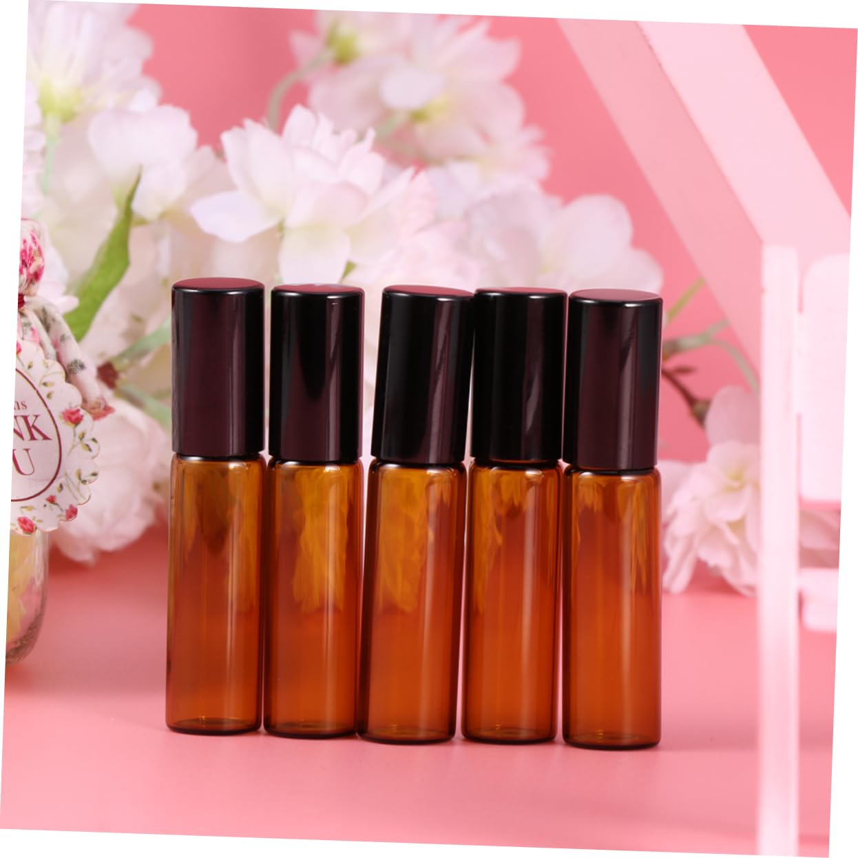 Beaupretty 30pièces Flacons Roll Huiles Essentielles Bouteilles Rechargeables Contenants Pour Parfum Et