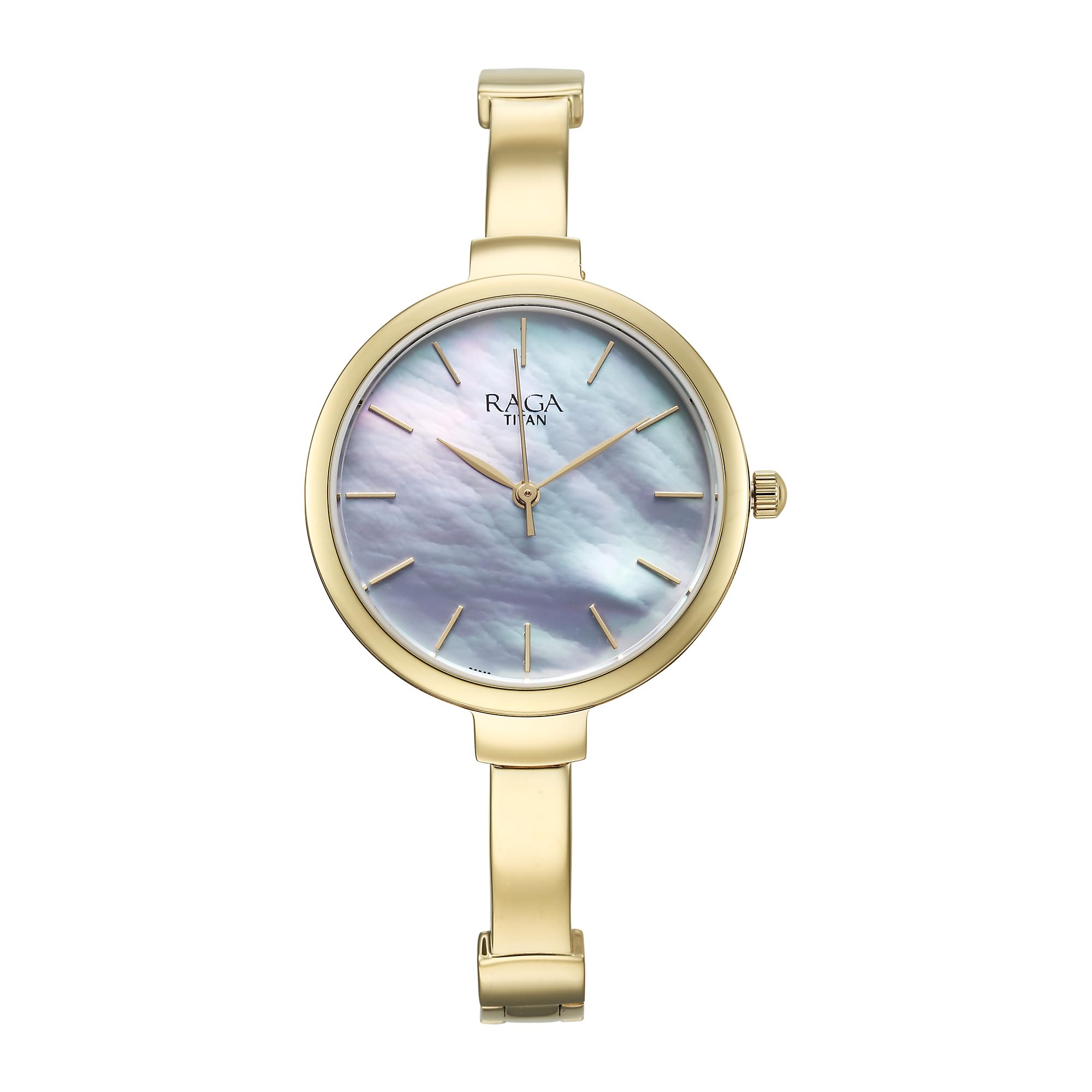Titan Raga Showstopper Quartz Analog Mother of Pearl Dial Metal Strap Watch for Women-95273YM01 (B0CVV1CHN8) Amazon Price History, Amazon Price Tracker