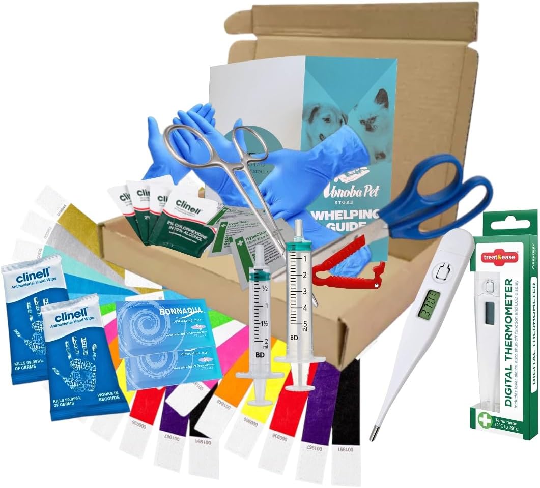 Alpha Dog Puppy Whelping Kit, whelping guide, puppy birthing kit, pet
