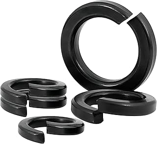 Qrity M8 Spring Lock Washer, Single Coil Squa...,