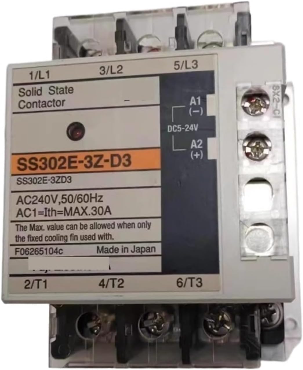 Solid State Relay SS302E-3Z-D3 Relay Power Module Solid State Contactor for Industry, Factories, Etc