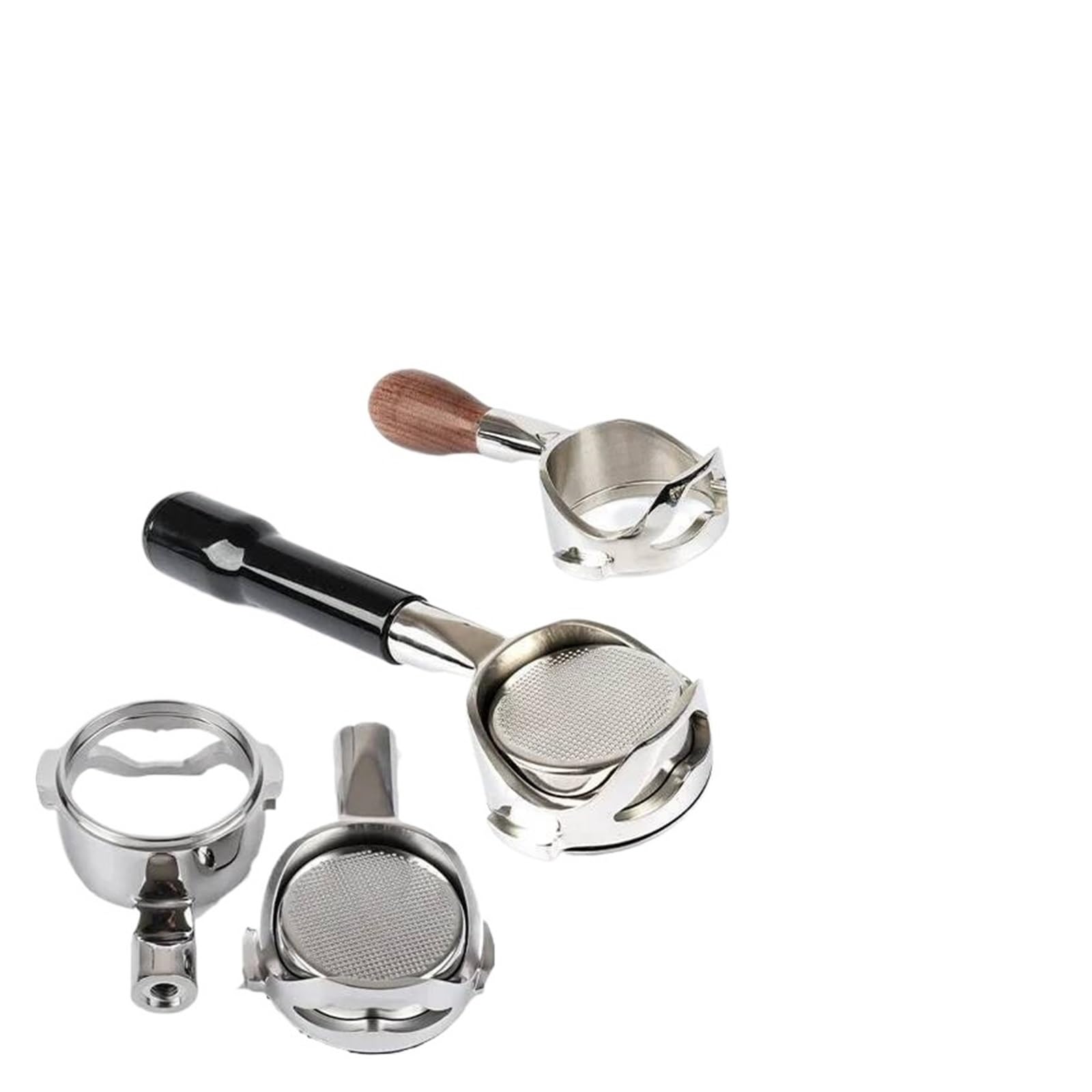 58 mm 2 orejas para E61, compatible con EXPOBAR, compatible con Rocket, compatible con Gemilai, portafiltro hueco sin fondo, filtro de café de acero inoxidable, filtro modificado para espresso | 58 mm-E61-C2