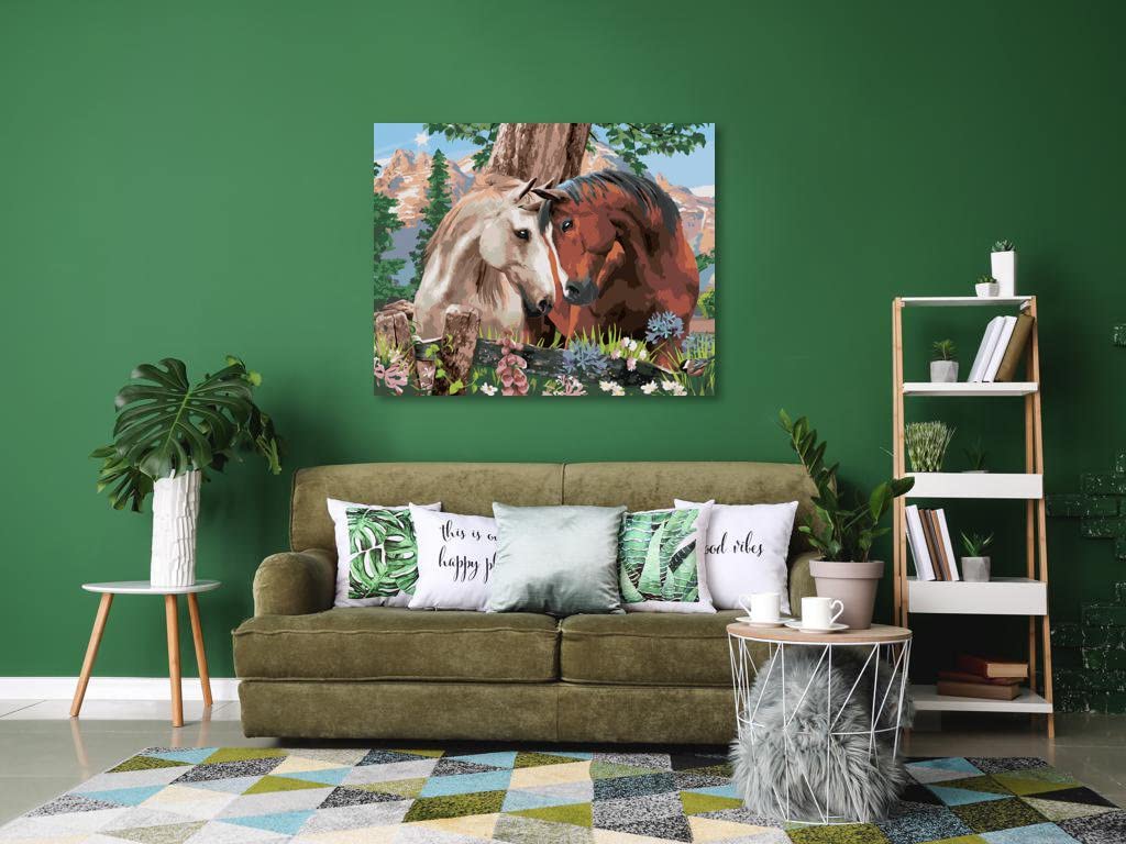 Malowanie według liczb – jeśli zakochasz się koniem (HOWARD ROBINSON) 80 x 100 cm bez blejtramy