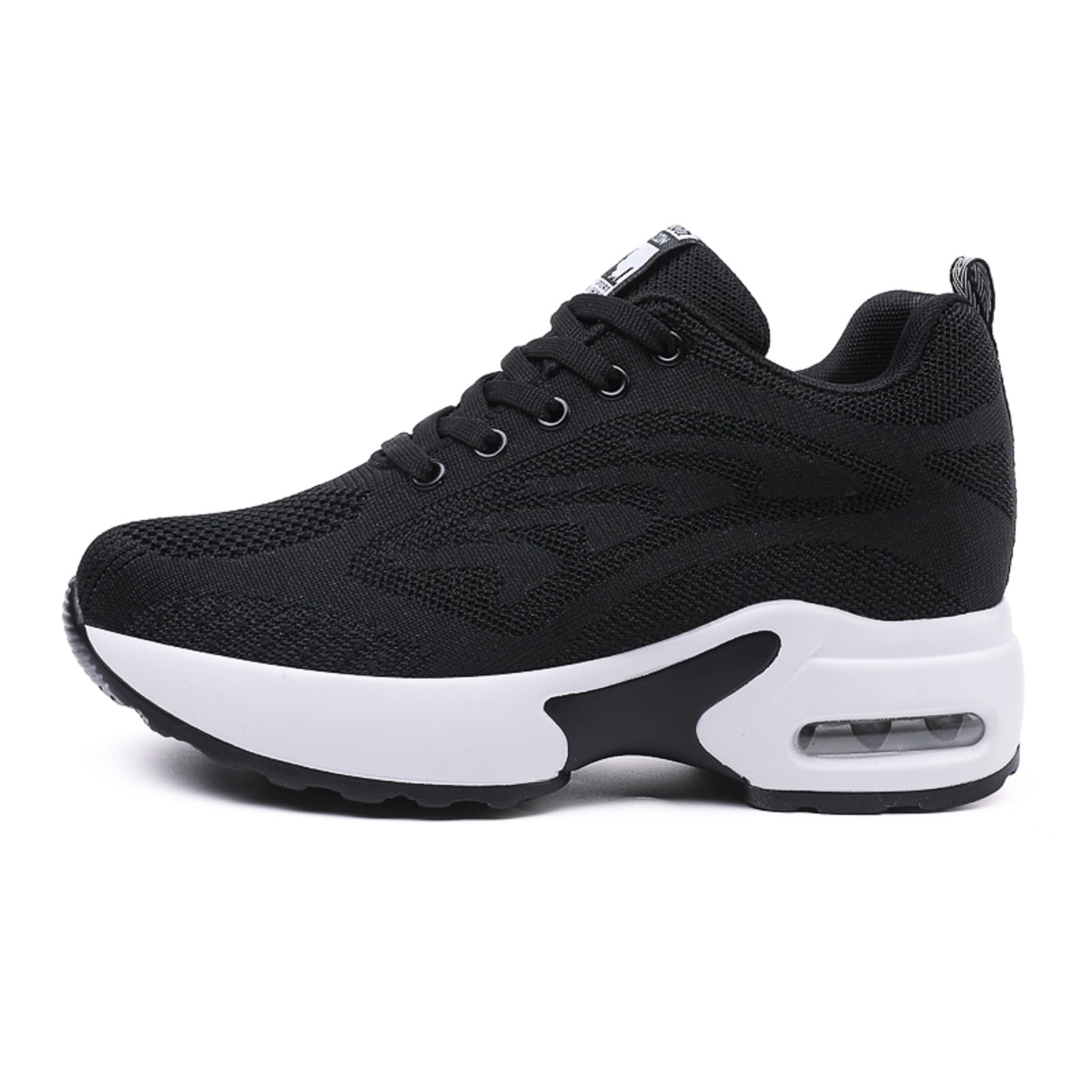 AONEGOLD Sneakers Donna Zeppa Scarpe da Ginnastica Sportive Running Fitness Casual Tacco Zeppa 8.5 CM