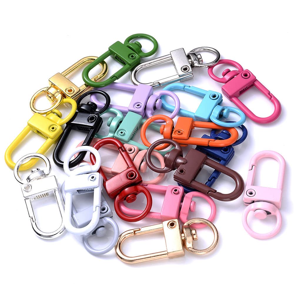 Fermoir Porte Clé Lot De 50 Mousquetons Noirs 10 Mm - Pour Porte-clés, Bracelets, Bijoux DIY, Loisirs Créatifs - Accessoires De Bricolage Fermoir Mousqueton Prix