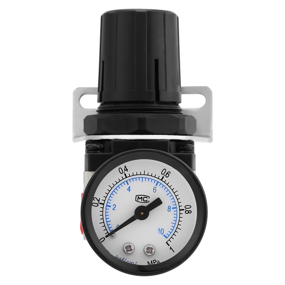 AR2000-02 Régulateur de Pression pour Filtre à Air Combos G1/4 avec Manomètre