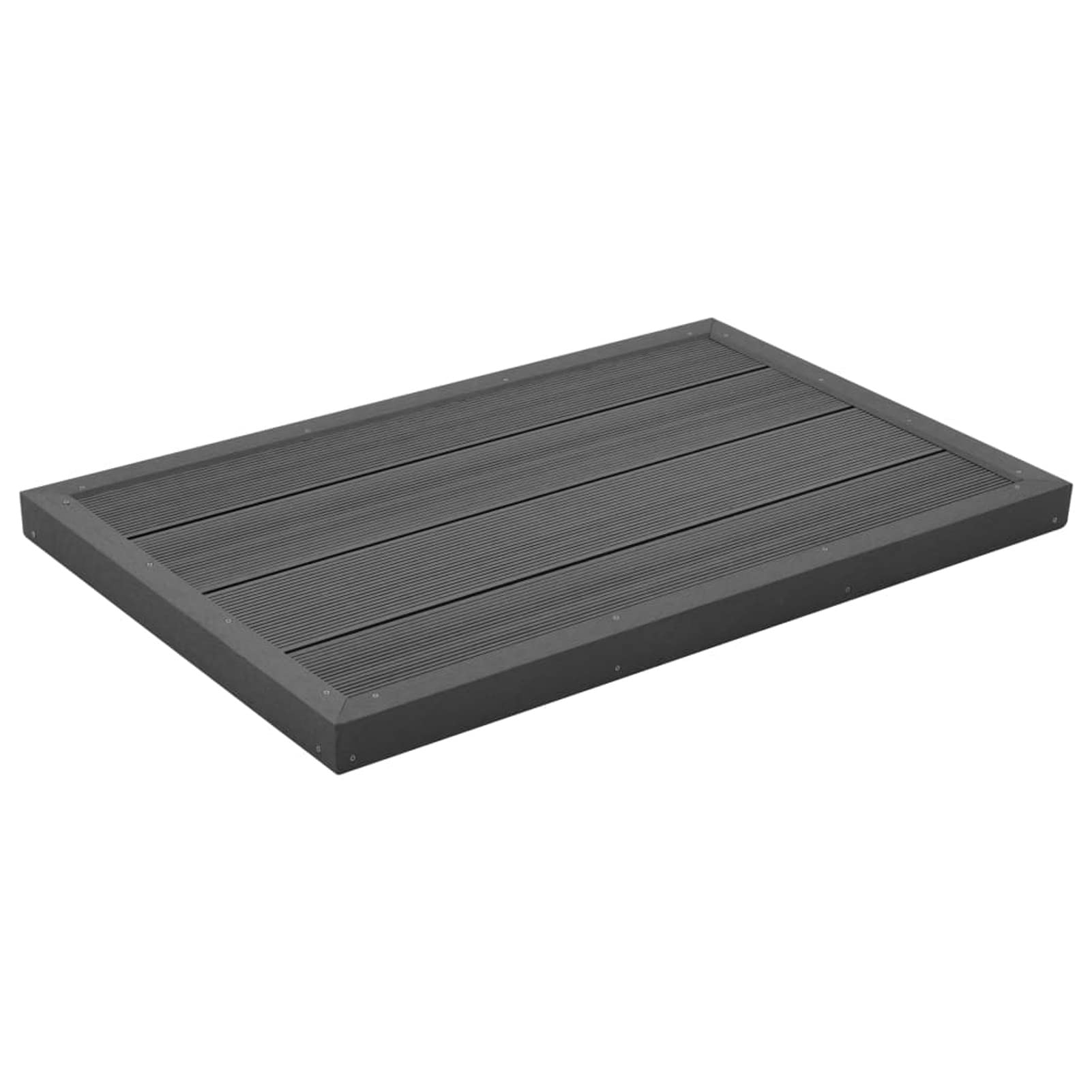 Rantry Bodenelement Solardusche Pooltreppe aus WPC, Möbel für den Innen- und Außenbereich für Strand Outdoor Pool Garten