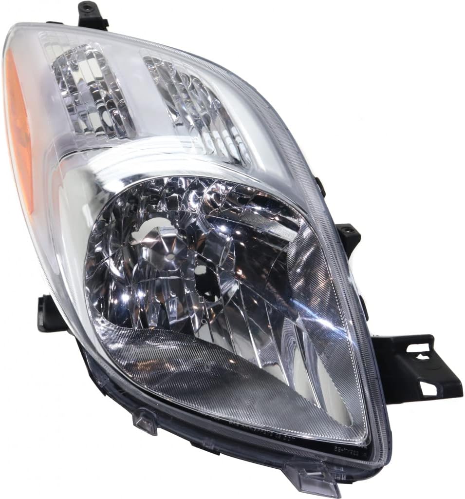 KarParts360 For 2006 2007 2008 Toyota Yaris Headlight Assembly Pair Driver and Passenger Side For TO2502170 TO2503170