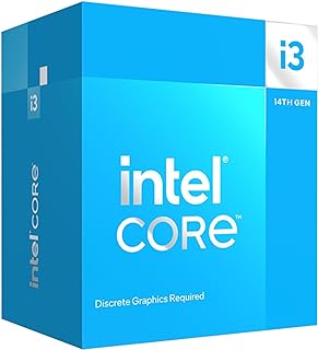 Intel Core i3-14100F Desktop Processor 4 Cores (P-cores) Up to 4.7 GHz