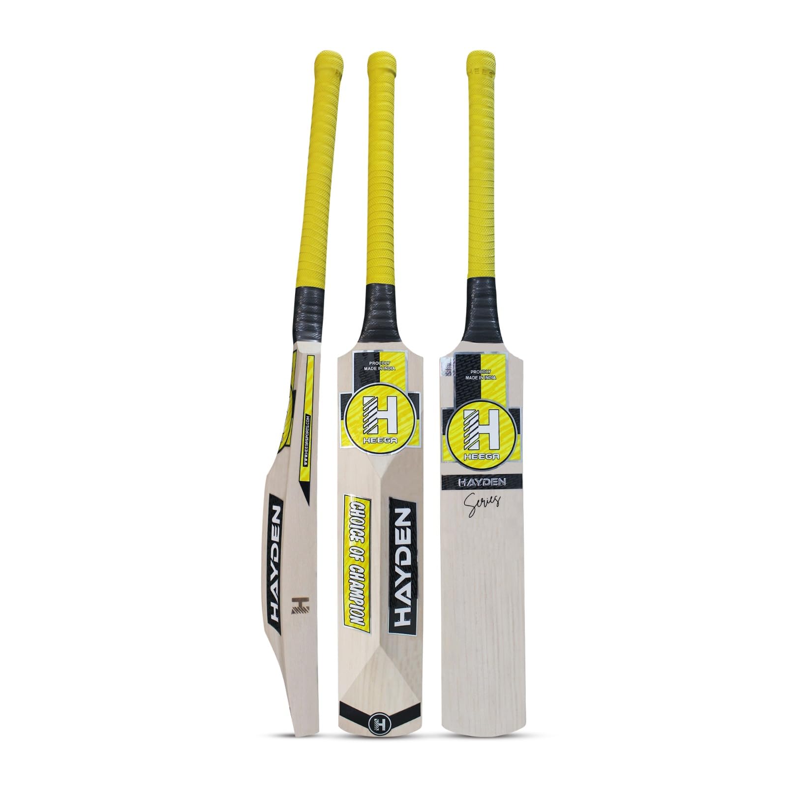 Heega Extended Spine Mongoose Kashmir Willow Cricket Bat | English Technology (Pre-Knocked) (Size | SH)-image-16