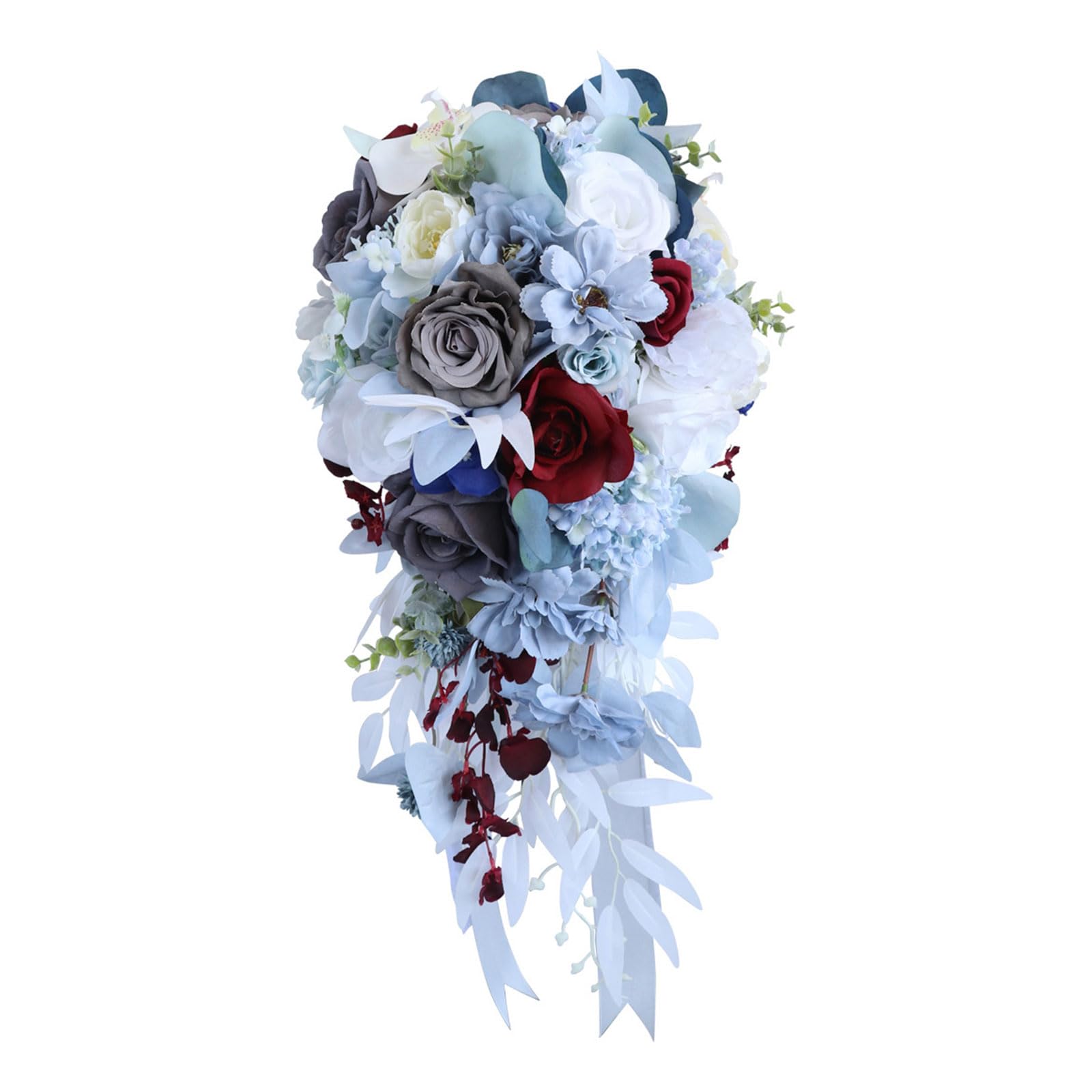 Tsophreniq Artificial Flower Arrangements Artificial Flower Bouquets for Ceremony, Wedding Party Decorations, Table Centerpieces Bridal Bouquets for Bride Bridal for Bridesmaids