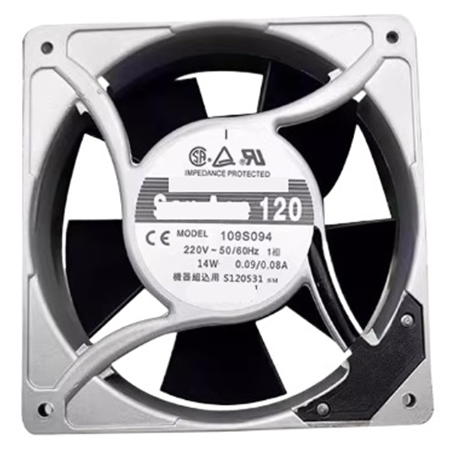 ZBWZXBDJ Fan 109S094 AC220V 9225 9CM Cooling fan