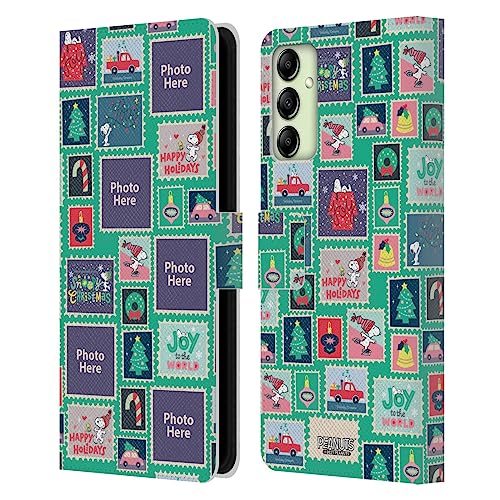 Coque Peanuts Samsung Galaxy A14 idée cadeau Noël étui personnalisé cuir