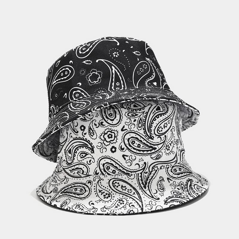 Image of Quanhaigou Bucket Hat for Men Women,Packable Reversible Printed Sun Hats,Fisherman Outdoor Summer Travel Hiking Beach Caps