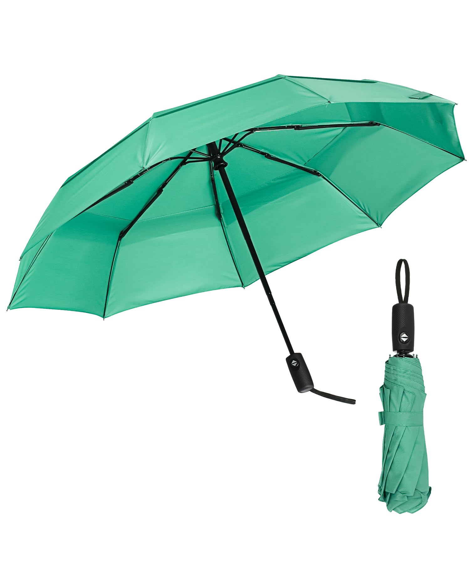 Mr. Pen Spring Green - Windproof Travel Umbrella, Automatic Umbrellas For Rain, Compact, 42 Inches, Modern