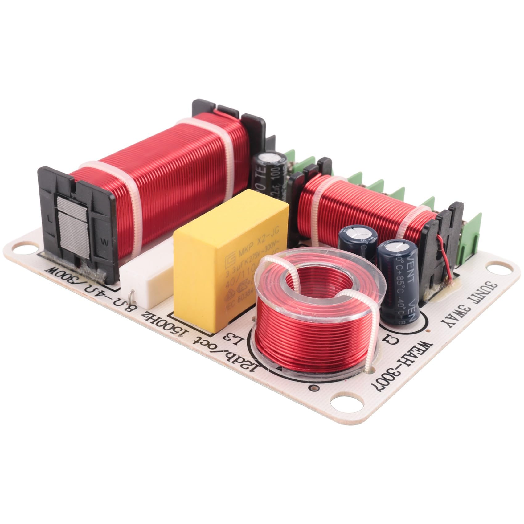 Modulo Filtro Crossover HiFi 150W - Divisore Frequenza 3 Vie Per Altoparlanti DIY - Foto 11