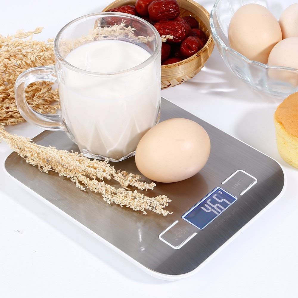 JFDBGU Electronic Scale Household Kitchen Scale Food Stainless Steel Kitchen Baking