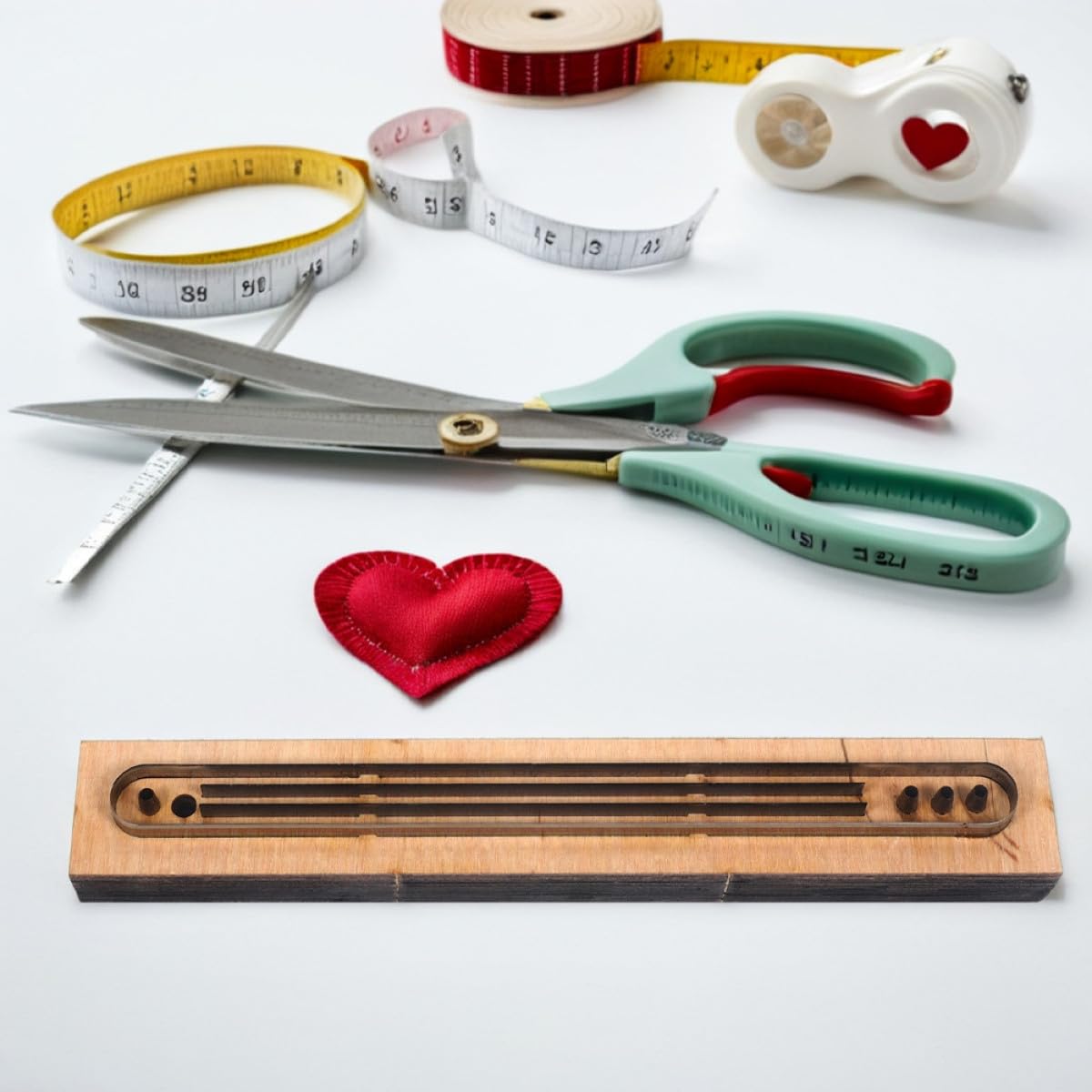 VINTORKY Troqueles de Metal Juego de 2 para Cortar Pulseras de Cuero de Tres Hilos Herramienta Versátil y Fácil para Proyectos DIY de Artesanía en Cuero