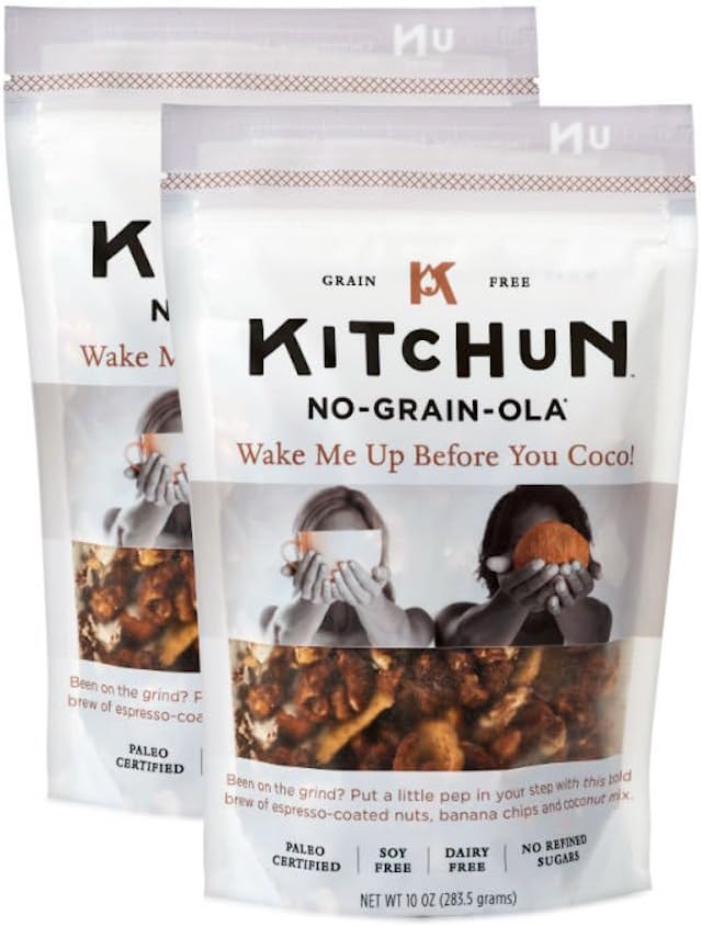 KITCHUN No-Grain-Ola, When Honey Met Maple, 10 Ounce (Pack of 2)