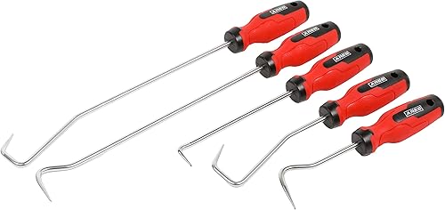 Miniatura 1 de ARES 10038 - Juego de 5 piezas de extracción de manguera y sellado, incluye púa de sello de 90 grados y removedores de manguera de desplazamiento