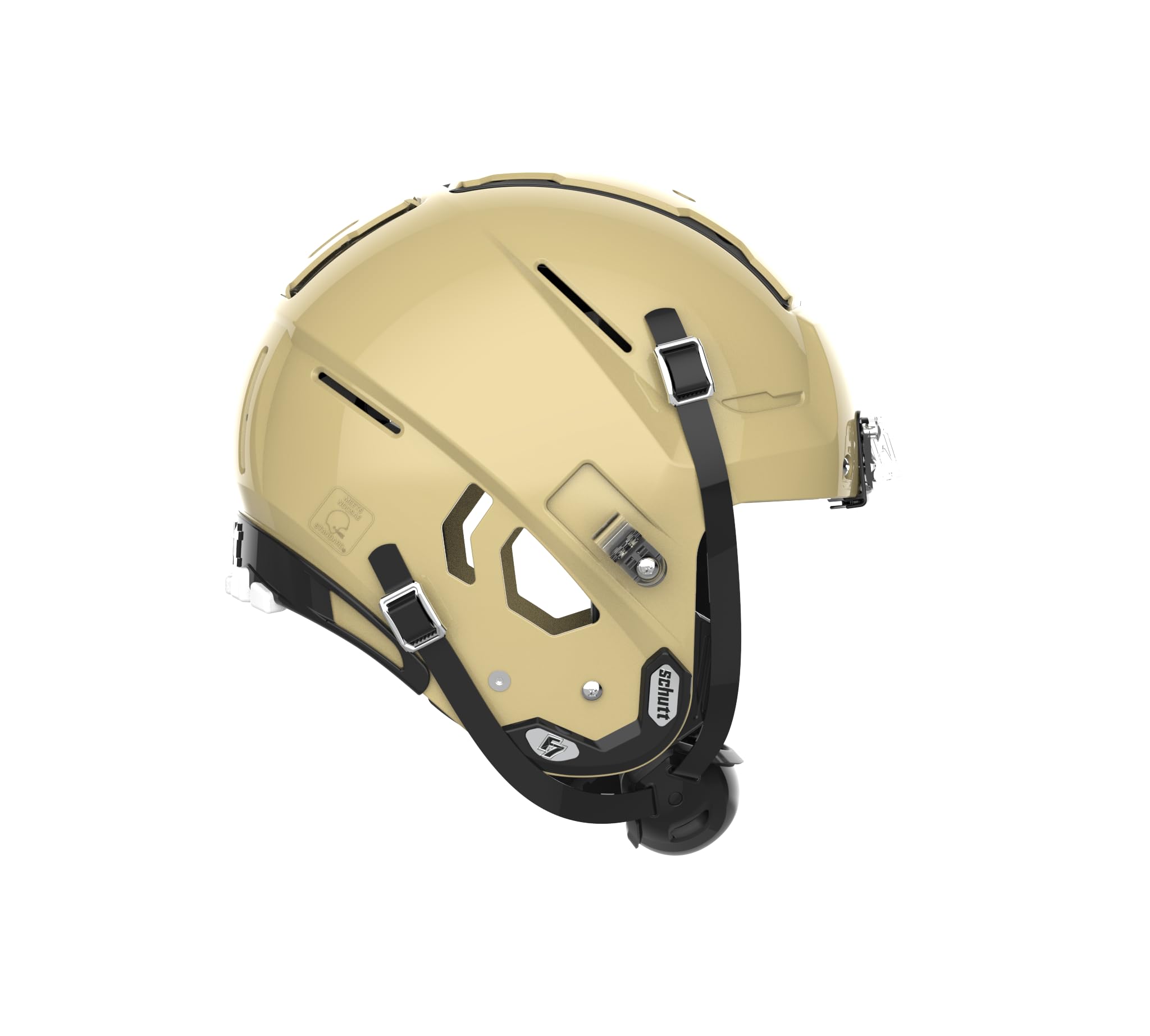 F7 VTD Collegiate Helmet – No Facemask Attached, Large, Metallic Vegas Gold : Sports & Outdoors