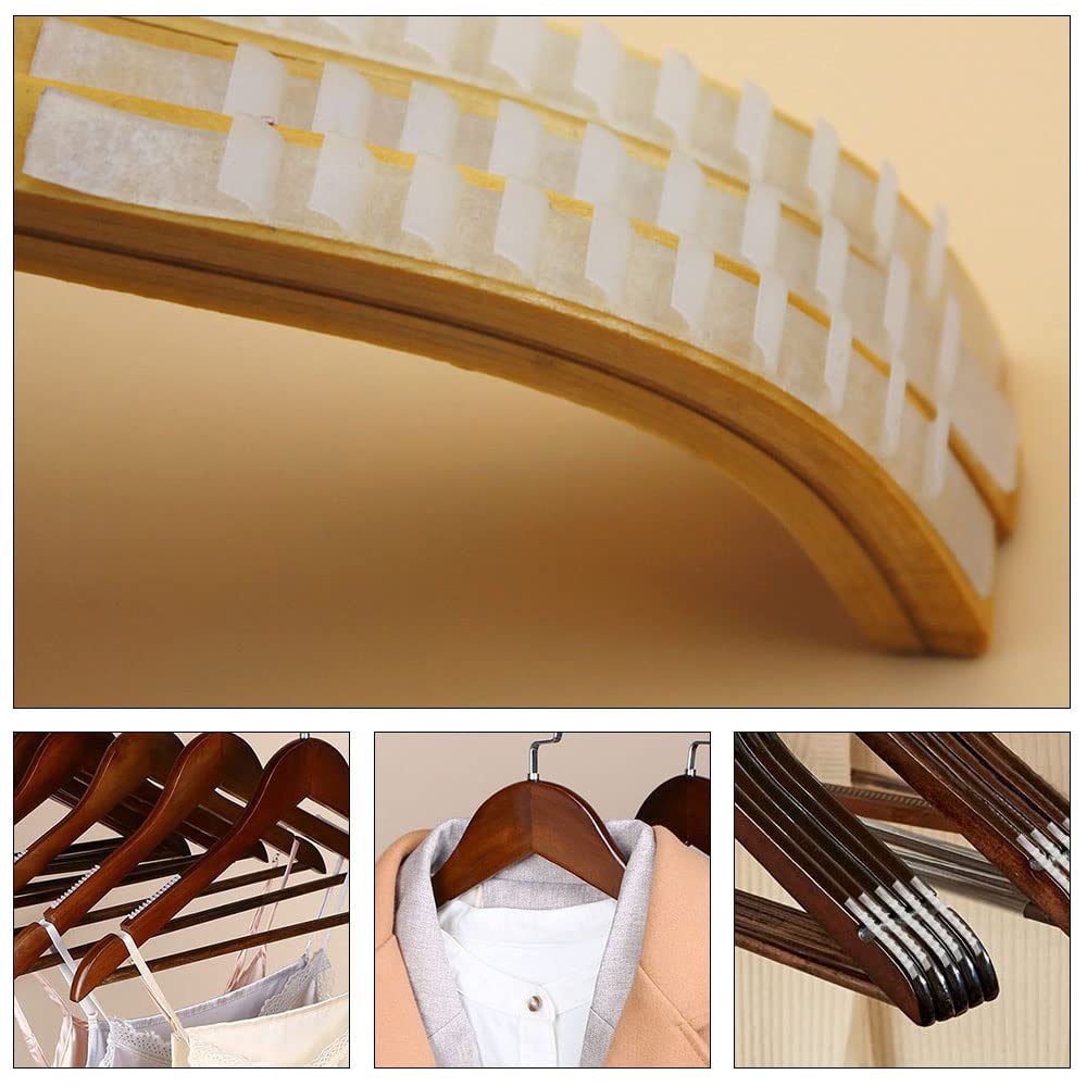 100 Boucles Antidérapantes En Silicone Pour Cintres - Fixation Coupe-vent, Intérieur/extérieur, Transparentes - 11