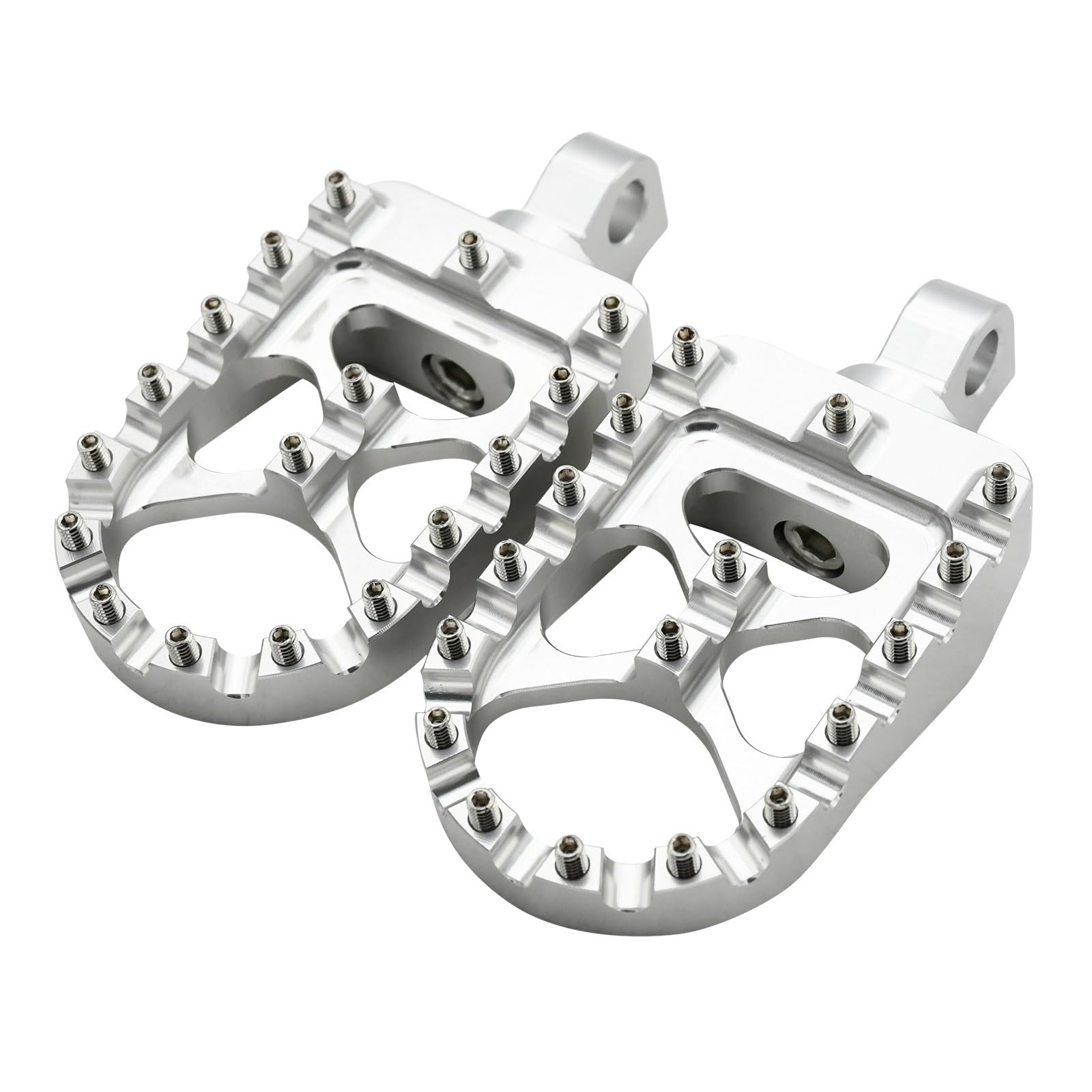 Cale-pieds pivotants à large plateforme pour customisation et adhérence maximale de moto - 6