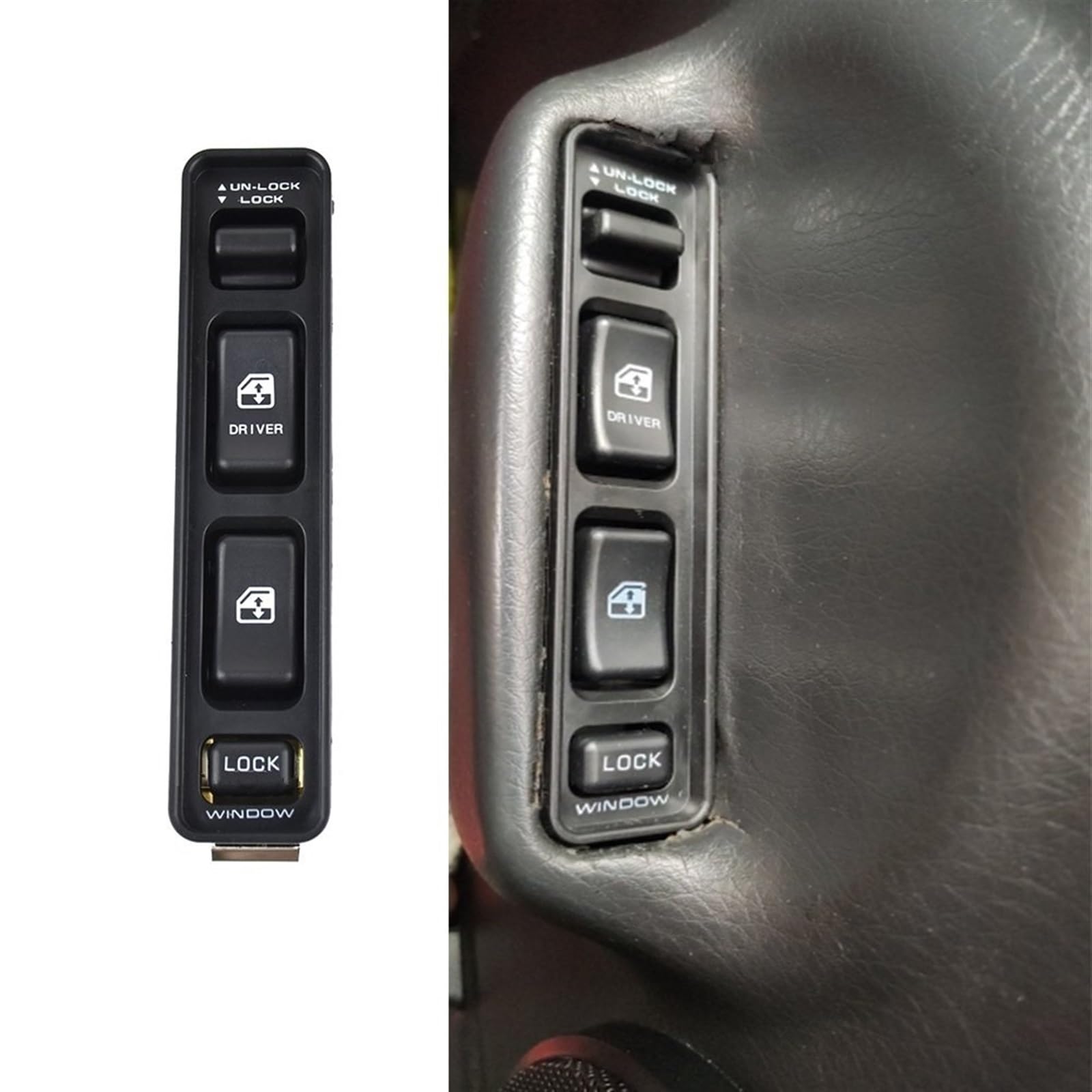 Interruttore di controllo del sollevatore elettric Interruttore alzacristalli elettrico per auto per Suzuki per Vitara 1992-1998 Pulsante interruttore sinistro destro(Set)