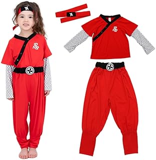 [ブライトララ] ハロウィン コスプレ 衣装 子供 仮装 キッズ 女の子 男の子 忍者 忍 コスプレ子供 子ども 男女兼用