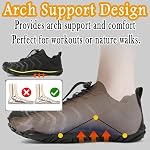 MIFAWA Barefoot Shoes Men Women Minimalist Shoes Zero Drop Workout Cross-Trainer Running Hiking Water Wide Toe Box Grounding Footwear Lightweight Breathable