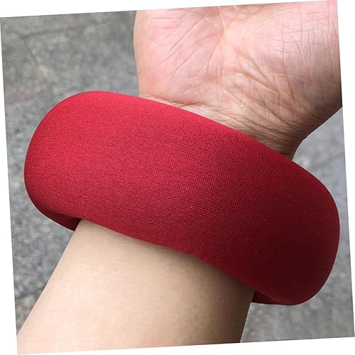 Miniatura 4 de 2 unidades de pesas ajustables para tobillo y muñeca, peso de mano rojo para hombres y mujeres, piernas cómodas para correr, caminar, hacer