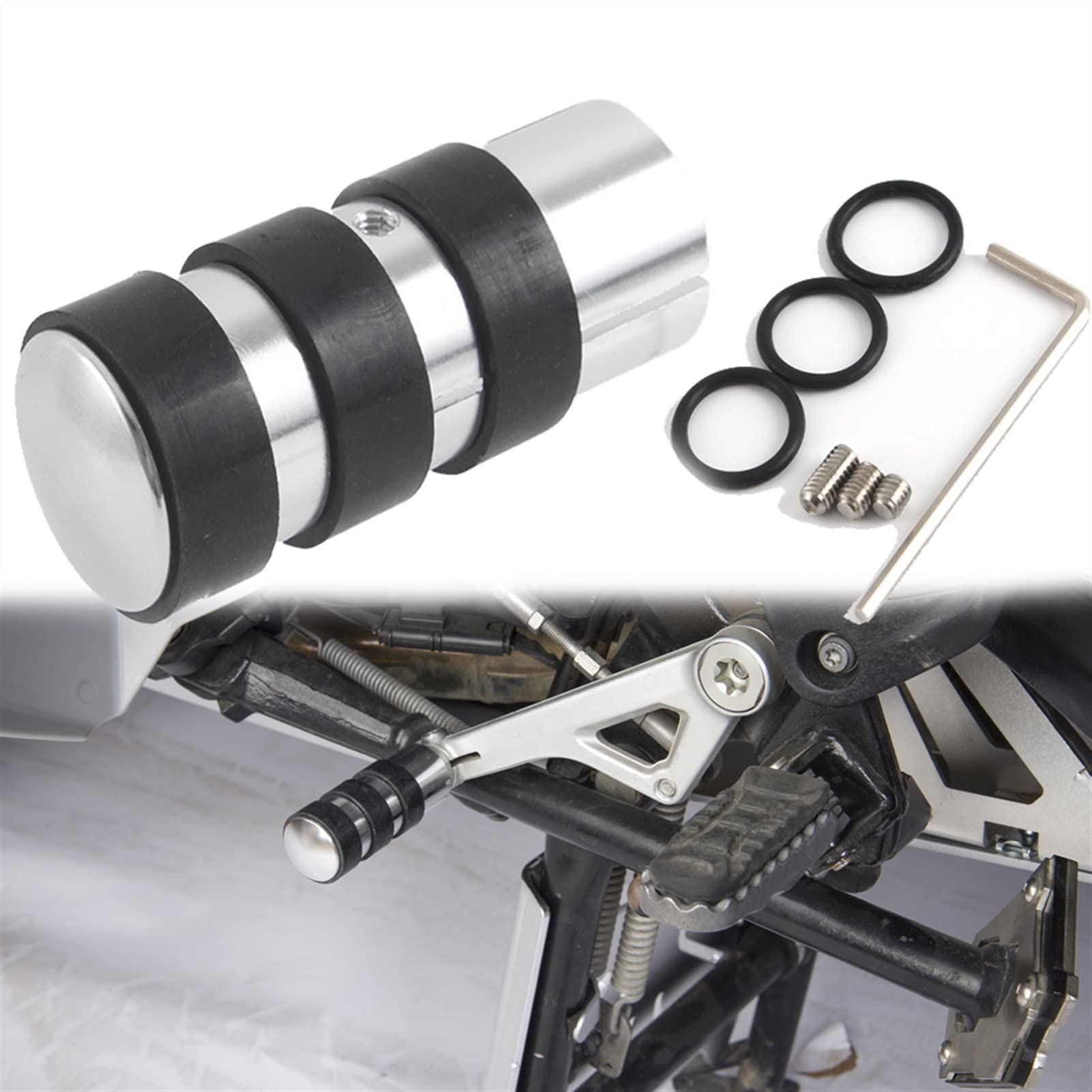 Levier de vitesse moto glissant : agrandisseur de cheville pour BMW