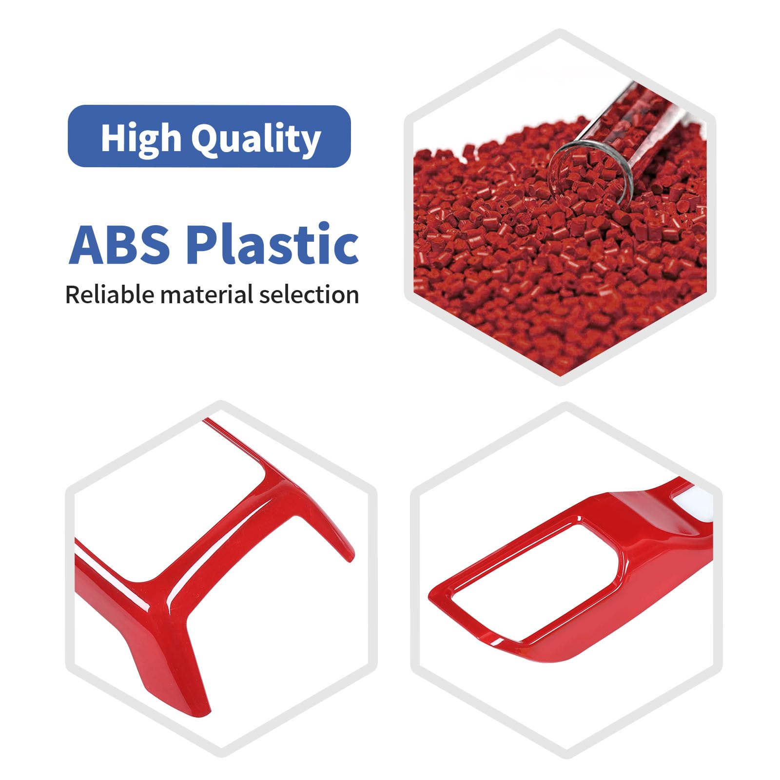 Amazon.com: RT-TCZ for Jeep JL Gear Shift Cover Red, 4WD Shift